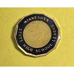 Minnesota High School League MSHL Souvenir Enamel Lapel or Hat Collectible Pin